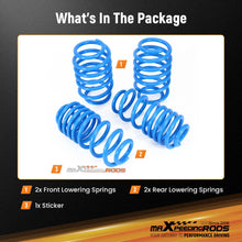 Lataa kuva Galleria-katseluun, Lowering Springs Suspension compatible for Audi A3 (8P) S3 quattro 2003-2012 20/25mm