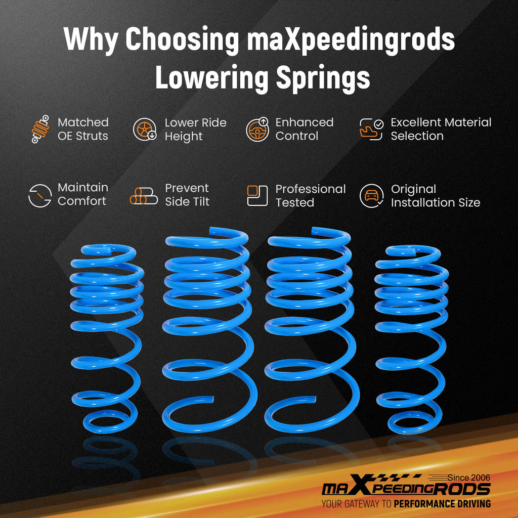 Suspension Lowering Springs 30mm compatible for Suzuki Swift 1.3 1.5 EZ MZ 2005-2010