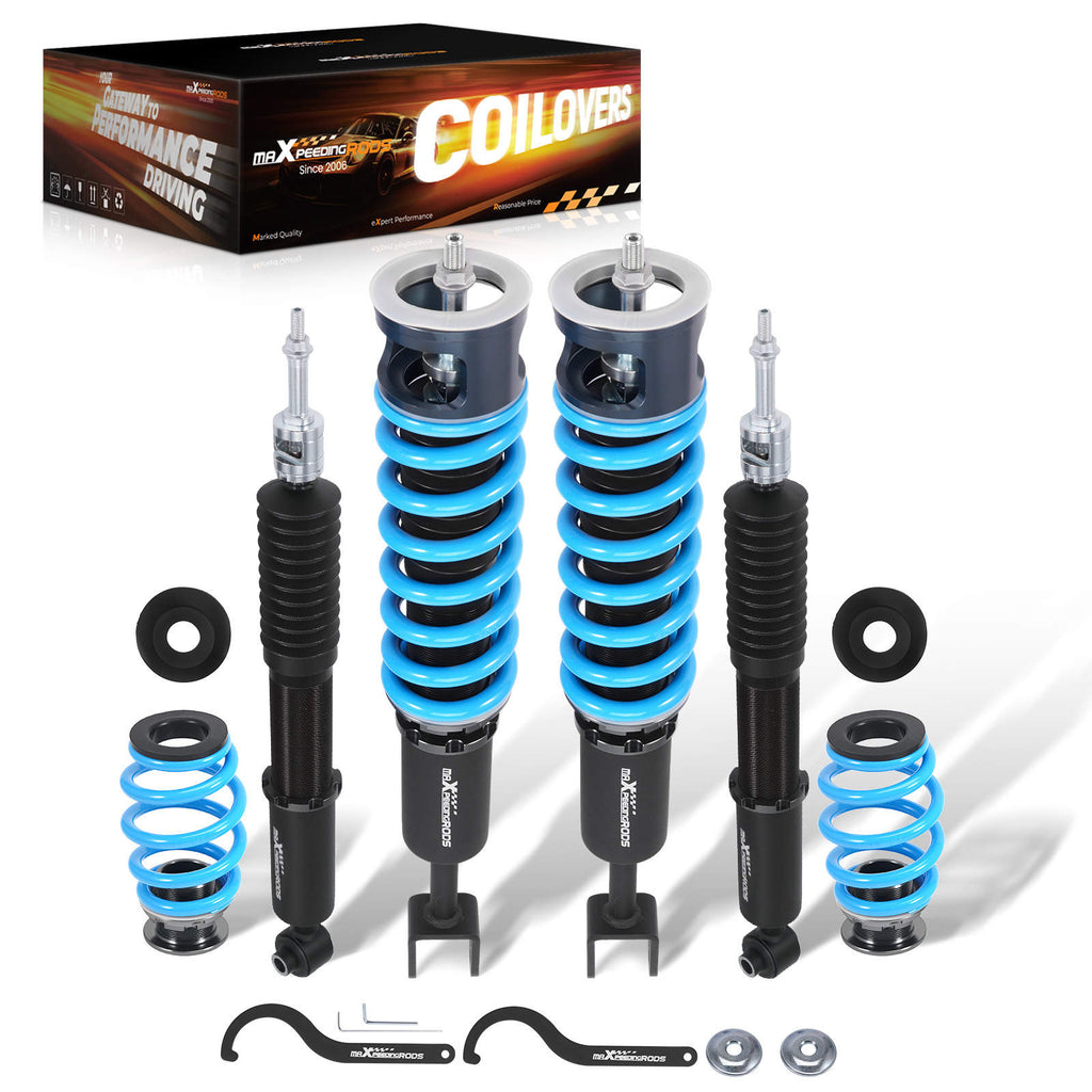 Maxpeedingrods T6 Coilovers Lowering Coils compatible for Audi A4 Quattro B6 B7 2002-2008