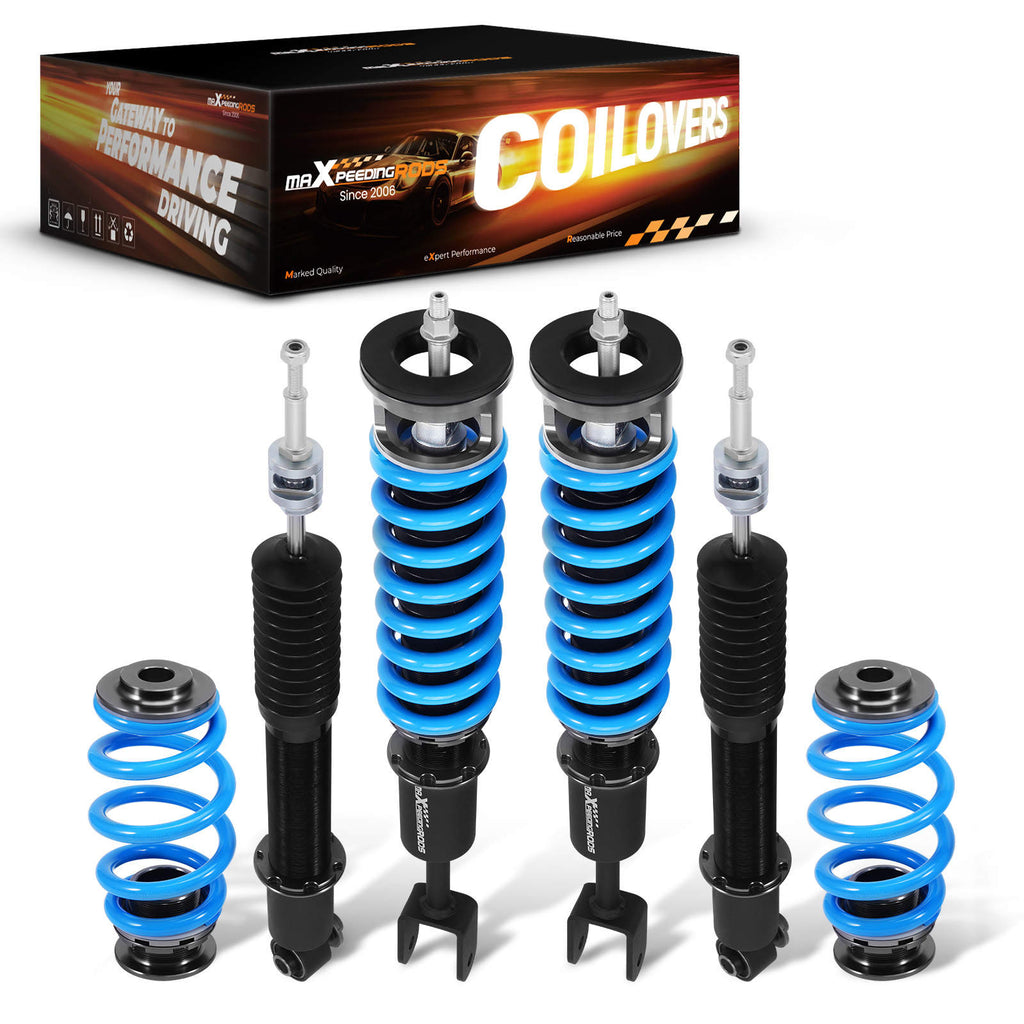 MaXpeedingrods T6 Coilover Suspension Lowering Kit compatible for Audi A6 S6 (C6) 2006-2012
