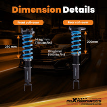 Ladda upp bild till gallerivisning, MaXpeedingrods T6 Coilovers Damper Adjustable Kit compatible for Audi A8 Quattro 2004-2010