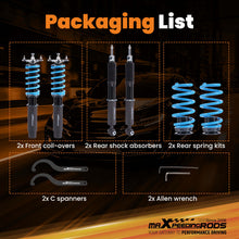 Lataa kuva Galleria-katseluun, MaXpeedingrods T6 Coilovers Lowering Suspension Kit compatible for Audi A4 B9 2015-2021 compatible for FWD