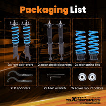 Last bildet i gallerivisningen, Compatible for Challenger Charger 2011-22 24 Way Damping Adj. Coilovers Shocks Struts Lowering Kit