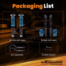 Indlæs billede til gallerivisning MaXpeedingrods T6 Coilover Suspension Lowering Kit compatible for BMW E30 318 325 RWD 82-91
