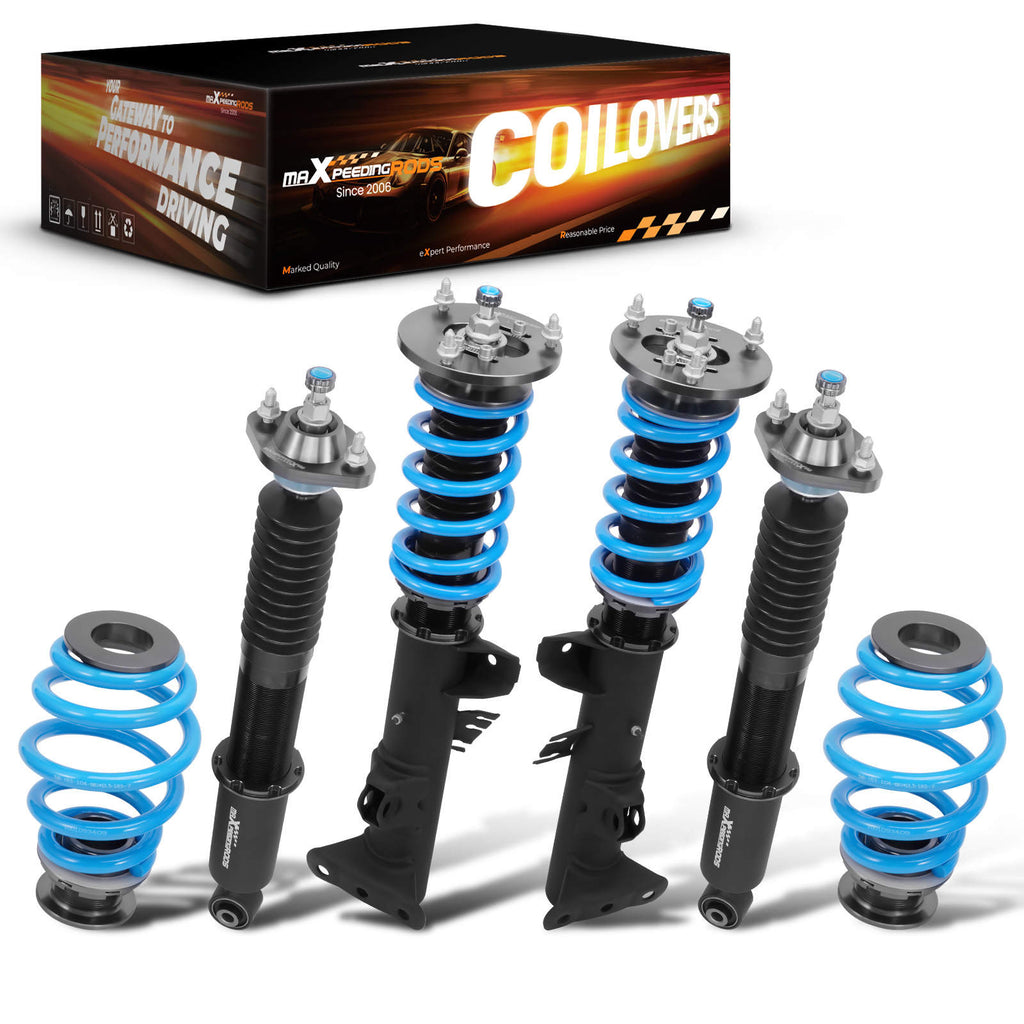 Maxpeedingrods T6 24 Ways Adj. Damper Shock Coilovers Kit compatible for BMW 3 Series E36