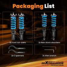 Indlæs billede til gallerivisning Coilover 24 Way Damper Kit compatible for BMW E60 525i,528i,530i,535i,545i,550i 2004-2010