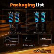 Lataa kuva Galleria-katseluun, MaXpeedingrods Adjustable Coilovers Lowering Kit Compatible For Mitsubishi Eclipse 95-99