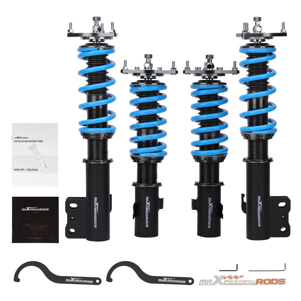 Schroefset Verlaging geschikt voor Subaru Forester SF 1998-2002 24 Clicks Damping Verlaging