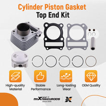 Indlæs billede til gallerivisning Cylinder Piston Kit compatible for Suzuki DR/GN 125 4T compatible for AC 1982-2001 62mm Bore