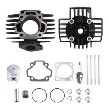 Last bildet i gallerivisningen, Cylinder Kit 60cc Engine Cylinder Piston Gasket Set geschikt voor Yamaha Pw50 Qt50