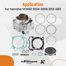 Last bildet i gallerivisningen, Cylinder Kit Piston 13.5:1 compatible for Yamaha YFZ450 Stock Bore 95mm 2004-2009 2012-13
