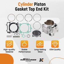 Lataa kuva Galleria-katseluun, Cylinder Kit Piston 13.5:1 compatible for Yamaha YFZ450 Stock Bore 95mm 2004-2009 2012-13