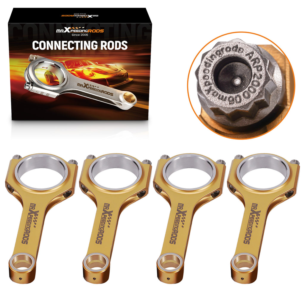 4x Drijfstangen voor Mazda MX5 MX-5 Miata B6 BP 1.6 1.8 133mm