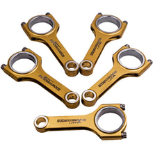 Ladda upp bild till gallerivisning, H-Beam Drijfstangen 4340 Gold Color Drijfstangen geschikt voor Audi S2 RS2 2.2L 5cyl 20V