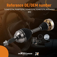 Ladda upp bild till gallerivisning, Front Left or Right CV Axle Assembly compatible for Audi Q7 2007-2010 compatible for Porsche Cayenne 03-10