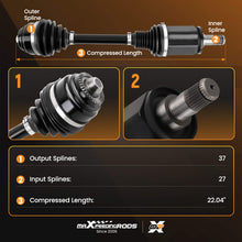 Lataa kuva Galleria-katseluun, CV Axle Shaft Front Left compatible for BMW 640i 650i Gran Coupe xDrive 2014-2017