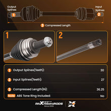 Lataa kuva Galleria-katseluun, Front Axle Right Driveshaft compatible for BMW X3 Series E83