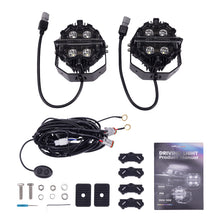 Lataa kuva Galleria-katseluun, 5 inch LED Koplamp RGB DRL voor SUV 4X4 Marine Spot Beam 270° 6000K 12V IP68