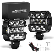 Lataa kuva Galleria-katseluun, 4.5in LED Auxiliary Driving Light 80W Spot Flood IP67 Amber DRL compatible for Jeep SUV