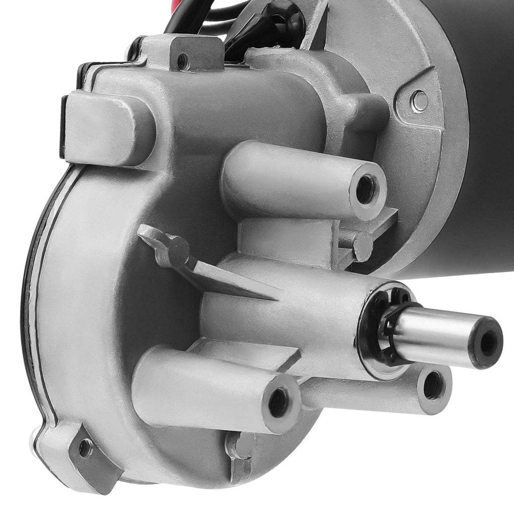 24V DC Electric Gearmotor Speed Torque Reversible Adapter Gear Box Motor 45W