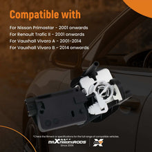 Lataa kuva Galleria-katseluun, Rear Door Lock Actuator for Primastar/Vivaro 2001-2014 8200102185 Black