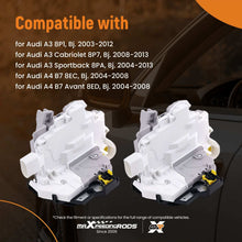 Lataa kuva Galleria-katseluun, Door lock drive set compatible for Audi A3 8P1 R8 42 8E1837016AA set of 4 4F1837015E