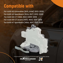 Lataa kuva Galleria-katseluun, Door Lock Actuator compatible for AUDI A3 Sportback A6 A7 2010-2020 4G0839015 Rear Left