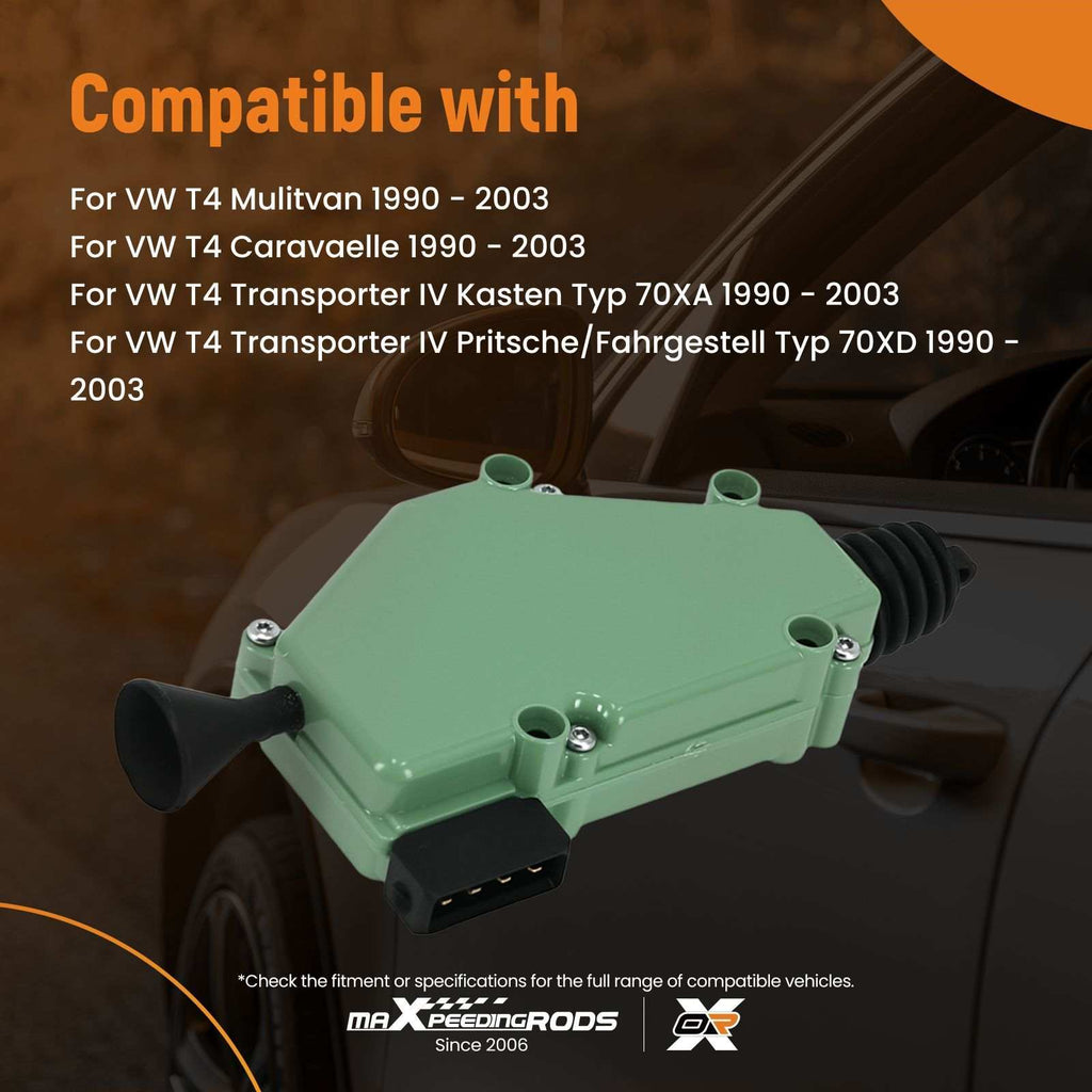 Door lock actuator 4-pin compatible for VW T4 Kasten 70XA 1990-2003 255959781 255959781A