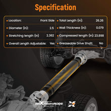 Ladda upp bild till gallerivisning, Front Driveshaft Propeller Shaft compatible for Mercedes-Benz GL/M/R-Class W164 X164 V251