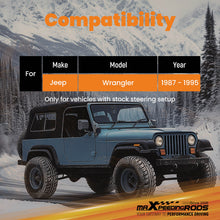 Ladda upp bild till gallerivisning, Dual Steering Stabilizer compatible for Jeep Wrangler YJ 4WD 1987-1995 Fit 4-6.5'' Lift Kit