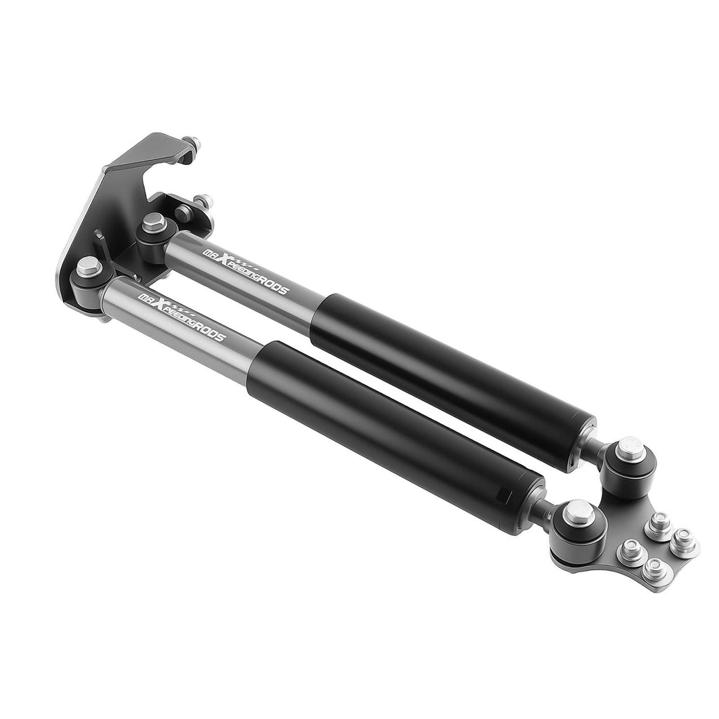 Dual Steering Stabilizer compatible for Jeep Wrangler YJ 4WD 1987-1995 Fit 4-6.5'' Lift Kit