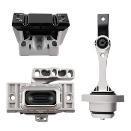 3x Engine Mount Versnellingsbak Mount geschikt voor Seat Leon Toledo II geschikt voor VW Bora geschikt voor Golf 1.6-2.3 98-06