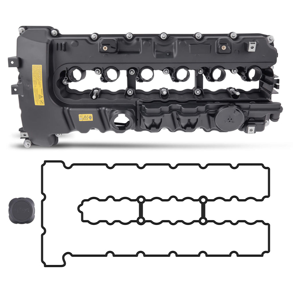 Valve cover compatible for BMW 3 Series E90 E91 5 Series E60 E61 F10 F11 6 Series E63 E64 N53 11127548196