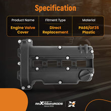 Ladda upp bild till gallerivisning, Engine Valve Cover w/ Gasket Kit compatible for Opel Astra G H Corsa C D Meriva 1.2 1.4