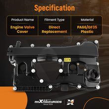 Ladda upp bild till gallerivisning, Valve cover cylinder head cover compatible for BMW E87 E90 E91 318-320i N46 11127568581