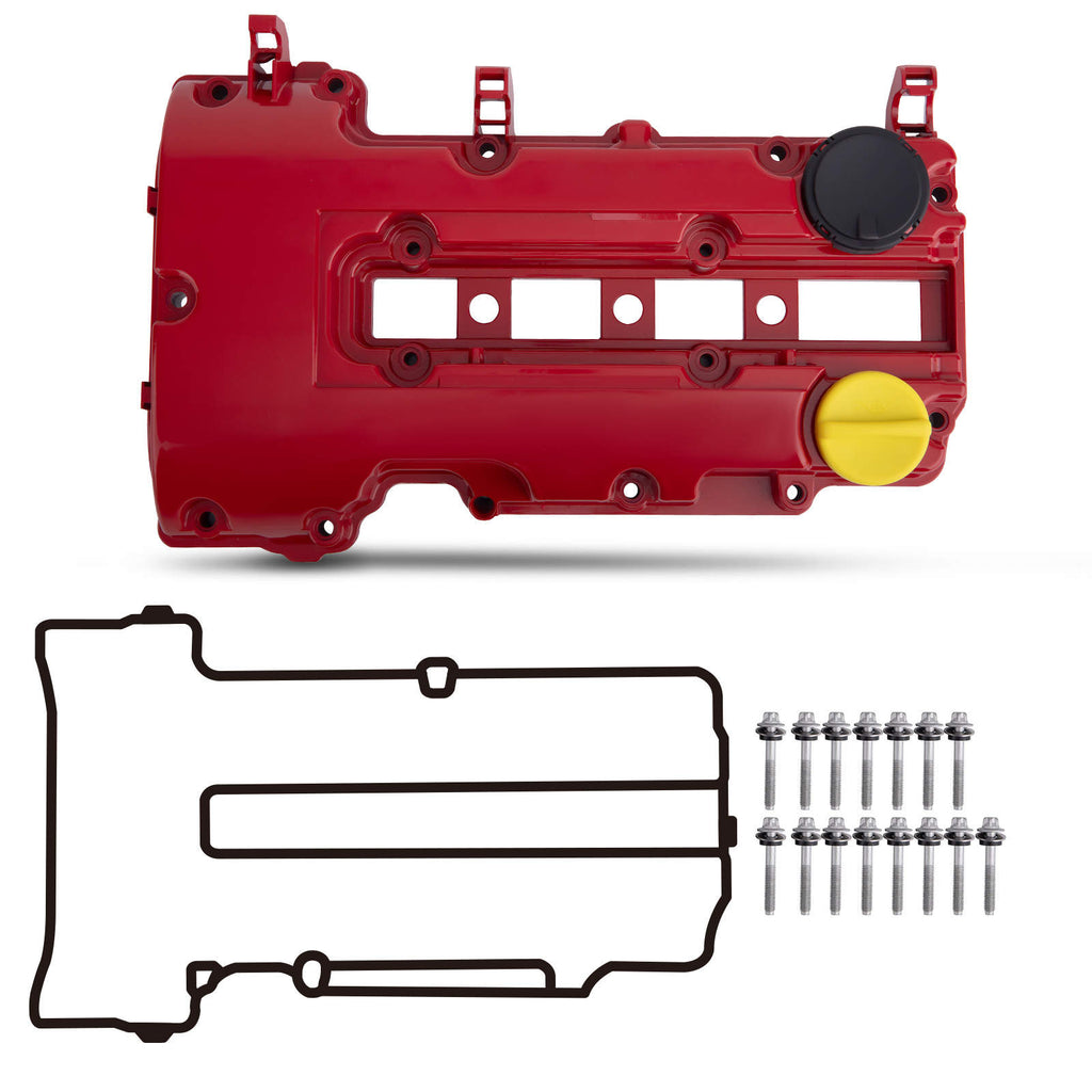Aluminum Valve Cover Set compatible for Chevy Cruze Trax Sonic Volt compatible for Encore ELR 11-19 1.4L