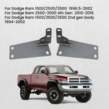 Lataa kuva Galleria-katseluun, Front Bumper Conversion Brackets compatible for Dodge RAM 2nd/ 4th Gen 1500/2500/3500
