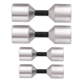 4x Flange Two Hole Pin Set Roestvrij staal - 1-1/8 1-5/8 Diameter Set