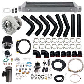 Universal T3T4 Turbo Intercooler + Piping + Wastegate geschikt voor BMW 328i 325i 323i