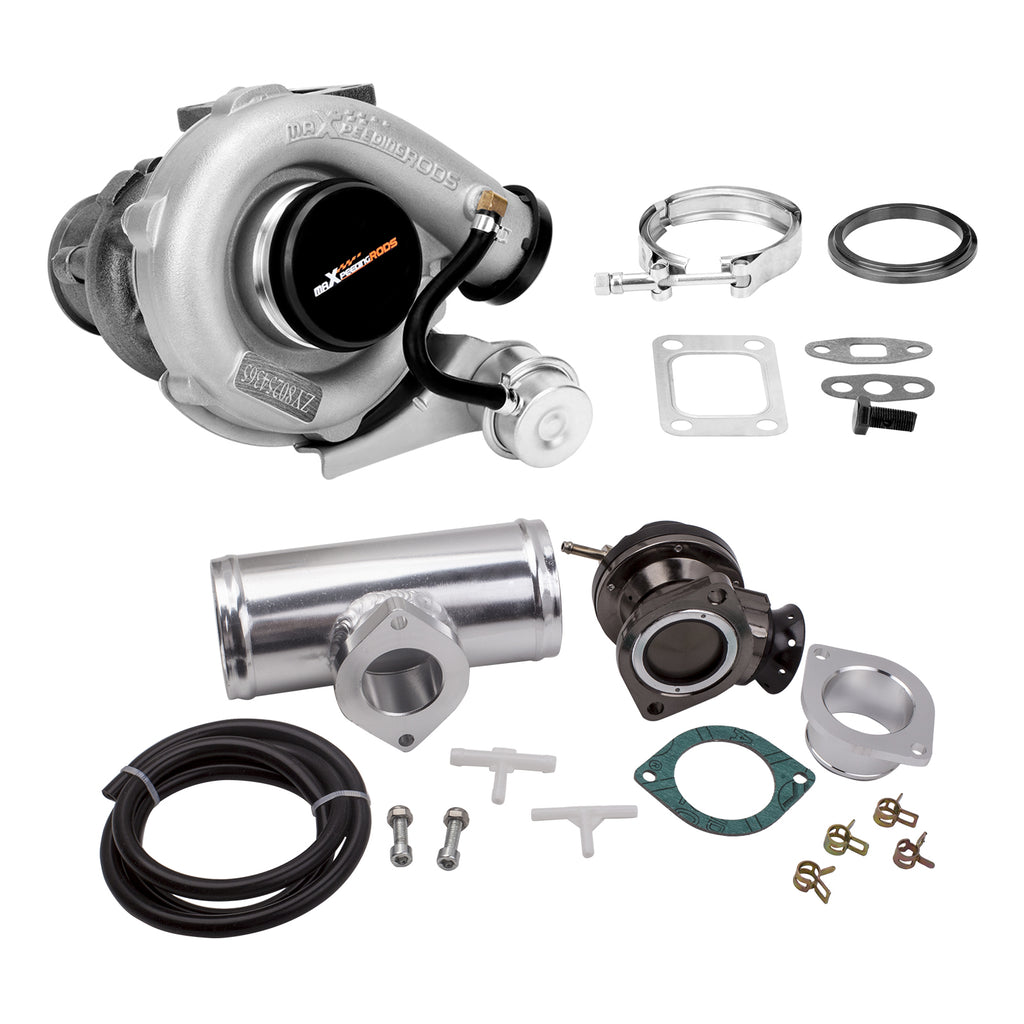 Turbo T3 T04E geschikt voor Audi VW +Turbo BLOW OFF KLEP KIT+ 2.5 Inch Flange