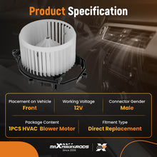 Indlæs billede til gallerivisning HVAC Heater Blower Motor for C4 Picasso/Grand Picasso 2006-2013 3011005 6441.CG