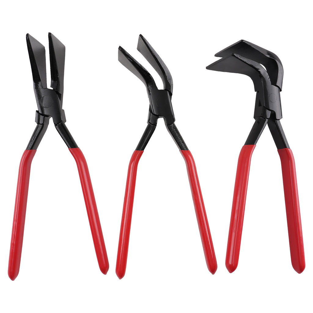 3 Folding Pliers voor Sheet Staal Aluminium Copper Zinc 28cm Black