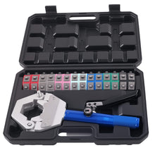 Ladda upp bild till gallerivisning, Compatible for AC A/C Hose Crimper Hydraulic CRV 7 Dies Wiring Pliers Tool Kit 71500