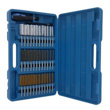 Last bildet i gallerivisningen, 12pc Steel Wire Brass Nylon Brush Set for Cleaning EGR Ports 1/4 Hex Shank
