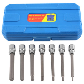 Hexagonal Allen Extractors 3-10mm voor CRV Staal Case 7 Stuks