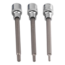 Indlæs billede til gallerivisning 3/8 Drive Extra Long Hex Allen Socket Set 7PC 3-10mm CRV Steel Tools