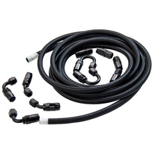 Last bildet i gallerivisningen, AN6-6AN Nylon Staal Braided Oil Fuel Line Hose End Adapter Fittings