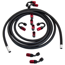 Lataa kuva Galleria-katseluun, 16.4FT AN-6 Stainless ES Staal Braided Fuel/Oil/Gas Hose met Hose Line Fitting End
