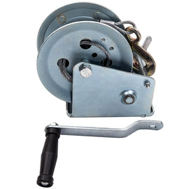 Single Gear Hand Winch Hand Winch Crank 2500Lbs 1136Kg Hand Winch
