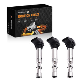 3x Bobine Kit geschikt voor VW Fox geschikt voor Seat Ibiza 1.2L 03D905105A 03D905105B